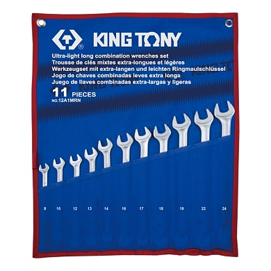 Набор комбинированных ключей  KING TONY 12A1MRN